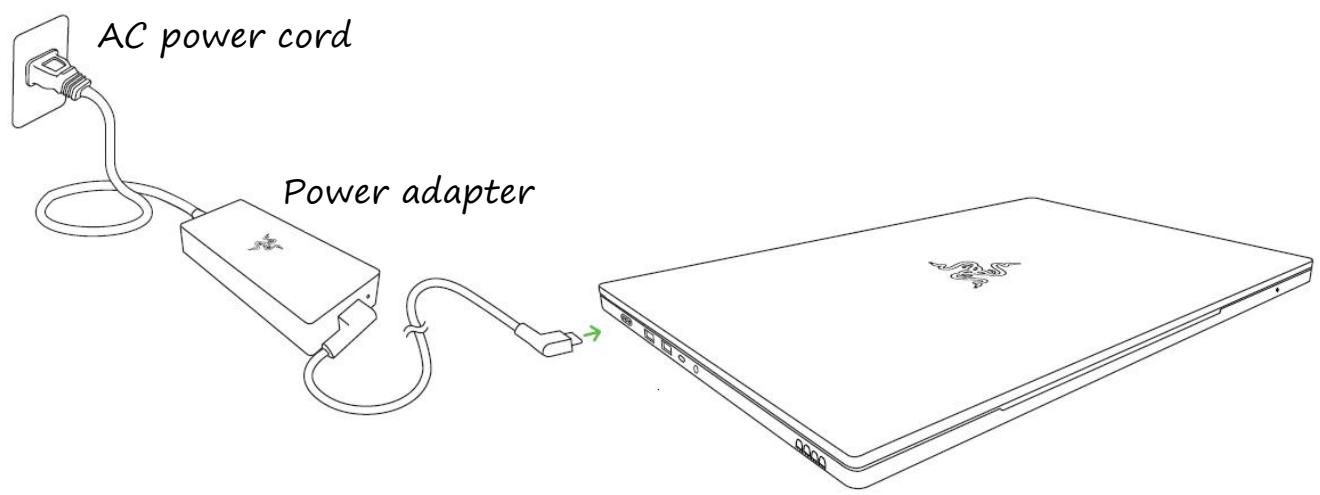 RAZER RZ09-0510 - SETTING UP YOUR LAPTOP - 1
