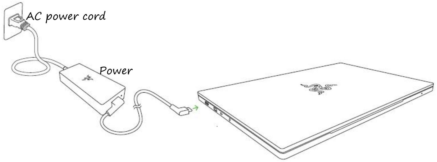 RAZER RZ09-0508 - SETTING UP YOUR LAPTOP - 1