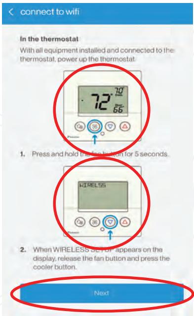 DAIKIN DAIKIN ONE LITE - Connect thermostat to Wi-Fi using the Daikin One home app - 5