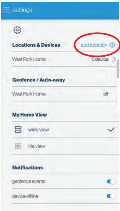 DAIKIN DAIKIN ONE LITE - Add location name and address to the Daikin One home app - 2