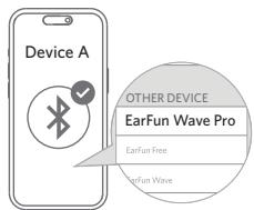 EarFun Wave Pro - Pairing and Connecting two Bluetooth devices simultaneously - 4