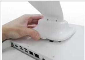 DT Research 554GR - Attach The Tabletop Stand (Optional) - 2