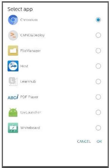 PHILIPS 86BDL4152E - Choose App for Home shortcut - 2