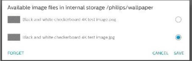 PHILIPS 86BDL4152E - Change wallpaper - 1