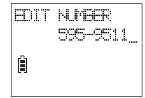 VTECH SN5147 - Edit a phonebook entry - 5