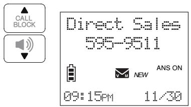 VTECH SN5147 - Set unwelcome calls - 1