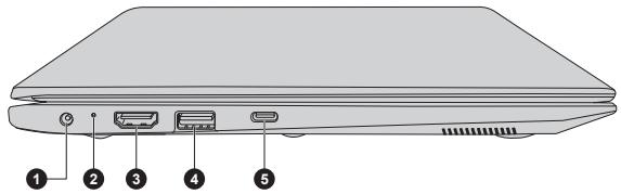 TOSHIBA TECRA L50-K - Left side - 1