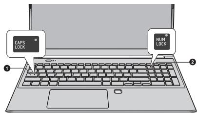 TOSHIBA TECRA L50-K - Keyboard indicators - 2