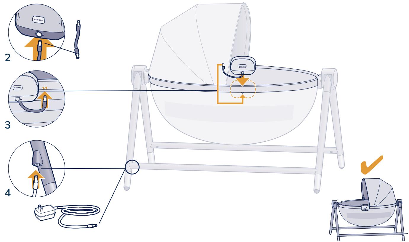 MAXI-COSI Sibia Bassinet - WARNING - 2