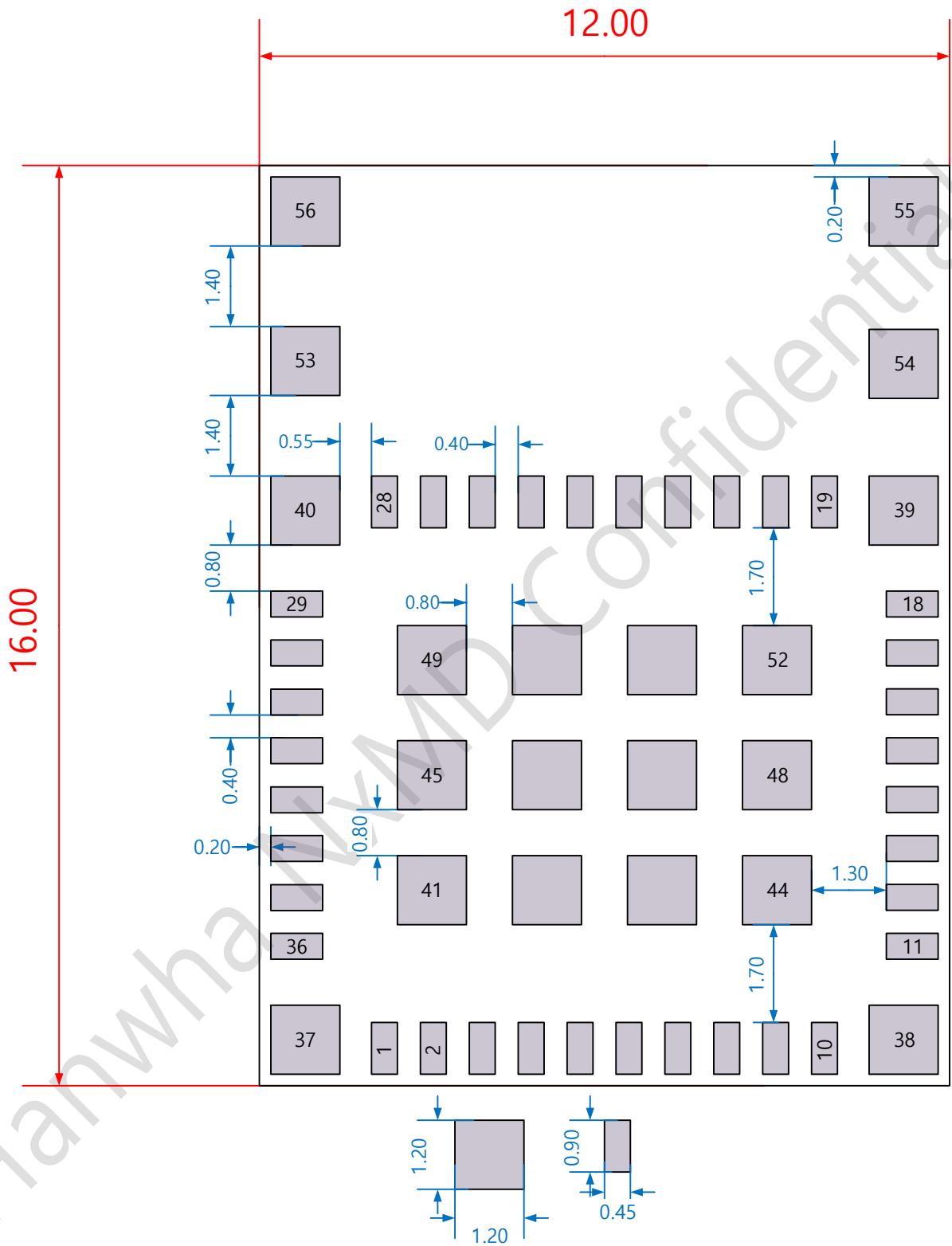 Hanwha HWL-C21A - Mechanical Dimension - 2