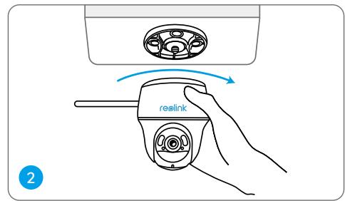 REOLINK Argus PT - Mount the Camera to Ceiling - 2