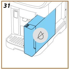 DELONGHI ECAM310.80.SB Magnifica Evo - Entretien : Vidange circuit - 1