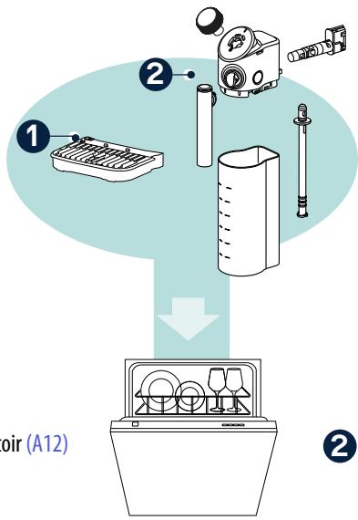 DELONGHI ECAM310.80.SB Magnifica Evo - Éléments qui passent au lave-vaisselle - 2