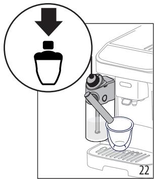 DELONGHI ECAM290.61.B EX:1 Magnifica Evo - Distribution de la boisson à base de lait - 1