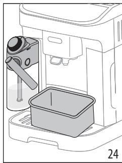 DELONGHI ECAM293.61.BW EX:1 Magnifica Evo - Nettoyage de la carafe à lait après chaque utilisation - 2