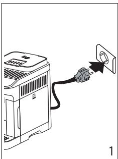 DELONGHI ECAM293.61.BW EX:1 Magnifica Evo - Première mise en MARCHE de l'appareil - 2