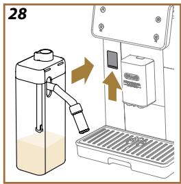 DELONGHI ECAM630.75.TSM PrimaDonna Aromatic - Réglage de la mousse de la carafe « Latte Crema Hot » - 1
