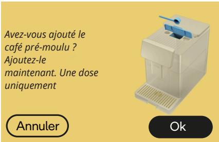 DELONGHI ECAM630.75.TM PrimaDonna Aromatic - Messages concernant le café en grains et le pré-moulu - 1