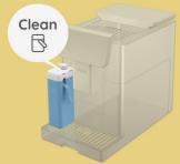 DELONGHI ECAM630.75.TM PrimaDonna Aromatic - Messages concernant les carafes - 8