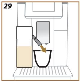 DELONGHI ECAM630.55.SM PrimaDonna Aromatic - Réglage de la mousse de la carafe « Latte Crema Hot » - 2