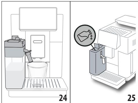 DELONGHI ECAM610.75.MB PrimaDonna Soul - Remplir et replacer la carafe à lait - 3