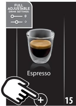 DELONGHI ECAM610.75.MB PrimaDonna Soul - Personnalisation de la boisson - 1