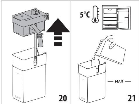 DELONGHI ECAM610.75.MB PrimaDonna Soul - Remplir et replacer la carafe à lait - 1