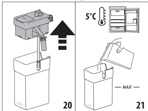 DELONGHI ECAM612.55.SB PrimaDonna Soul - Remplir et replacer la carafe à lait - 1