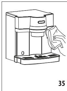 DELONGHI EC860.M - Nettoyage du raccordement pot à lait/buse à eau - 1