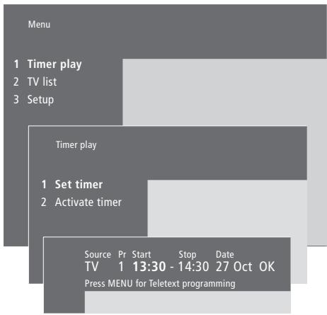 BANG & OLUFSEN BeoSystem 1 - Activation et veille programmes - 1