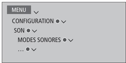 BANG & OLUFSEN BeoSystem 4 (Beoremote One) - Configurer les modes sonores - 1