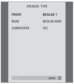 BANG & OLUFSEN Beovision 3-28 - Contenu du menu MENU LANGUAGE... - 1