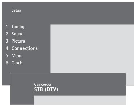 BANG & OLUFSEN Beovision 4 - Solution alternative de connexion du décodeur STB - 1