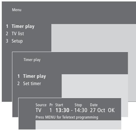 BANG & OLUFSEN BeoVision 5 - Activation et veille programmes - 1