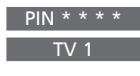 BANG & OLUFSEN BeoVision 5 - Utiliser votre code PIN - 3
