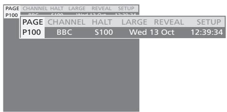 BANG & OLUFSEN BeoVision 6 - Pour agrandir la page de télétexte ... - 1