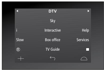 BANG & OLUFSEN Beovision 7 - Pendant que les menus de l'équipement sont affichés ... - 1