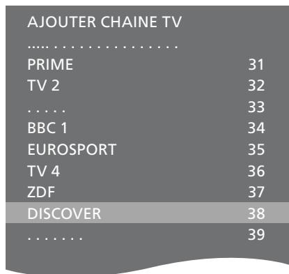 BANG & OLUFSEN Beovision 7 - Ajouter de nouvelles chaînes... - 2