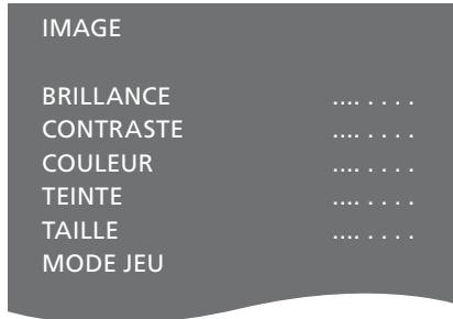 BANG & OLUFSEN Beovision 7 - Réglage de la luminosité, de la couleur ou du contraste - 1