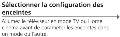 BANG & OLUFSEN BeoVision 9 - Configuration des enceintes - 1