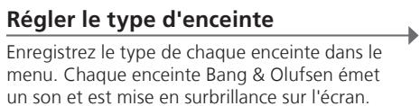 BANG & OLUFSEN BeoVision 9 - Configuration des enceintes - 2
