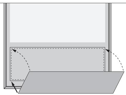 BANG & OLUFSEN BeoVision 10 - Fixation du cache des enceintes - 1