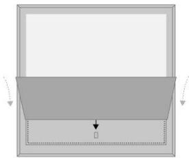 BANG & OLUFSEN BeoVision 14/BeoVision 14-40/BeoVision 14-55 - Fixation du cache des enceintes - 1