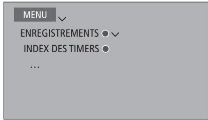 BANG & OLUFSEN BeoVision Avant 2014/ BeoVision Avant–55/ BeoVision Avant–75/ BeoVision Avant–85 - Vérifier les enregistements déjà programmés - 1