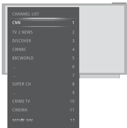 BANG & OLUFSEN BeoVision Avant 2014/ BeoVision Avant–55/ BeoVision Avant–75/ BeoVision Avant–85 - Utiliser le menu - 2