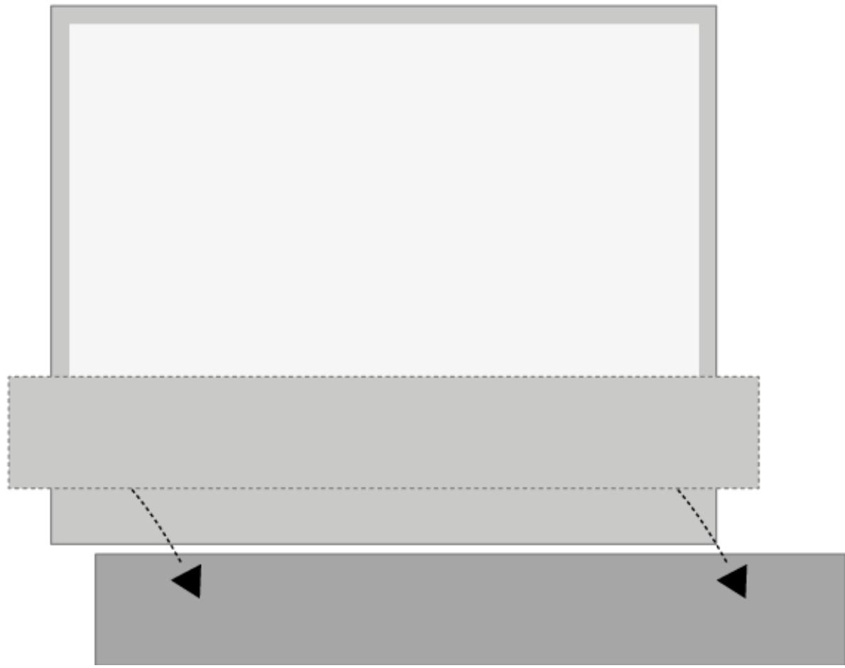 BANG & OLUFSEN BEOVISION ECLIPSE - Fixation du cache des enceintes - 1