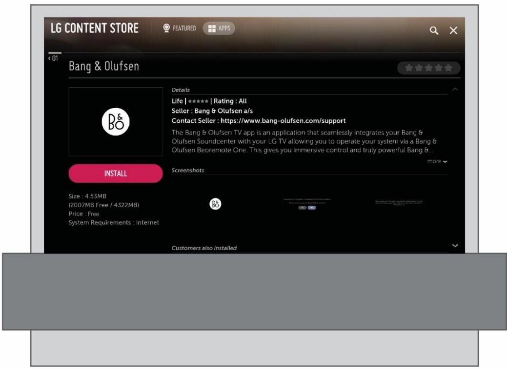 BANG & OLUFSEN BEOVISION ECLIPSE - APPLICATION TV BANG &amp; OLUFSEN - 1