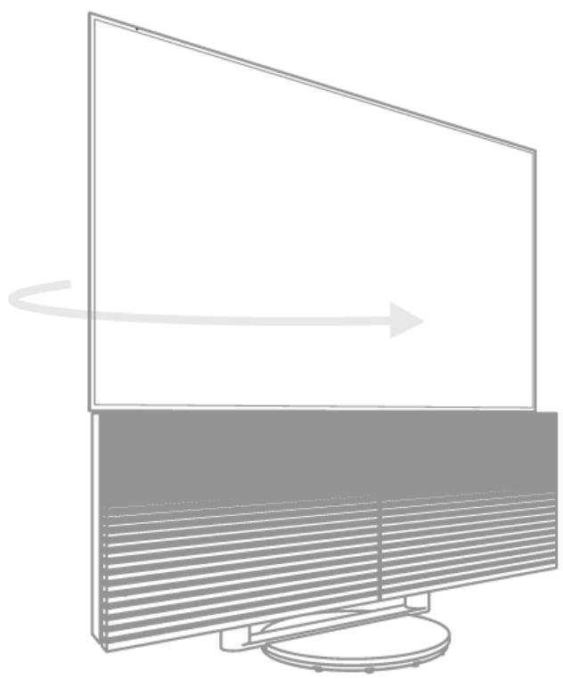BANG & OLUFSEN BeoVision Horizon/BeoVision Horizon-40/BeoVision Horizon-48 - Installation du téléviseur avec un support sur pied motorisé - 1