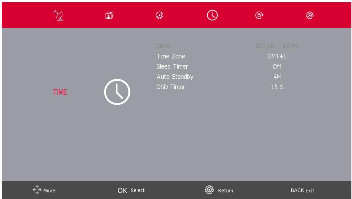 THOMSON 24HD2S13 - Menu Heure - 1