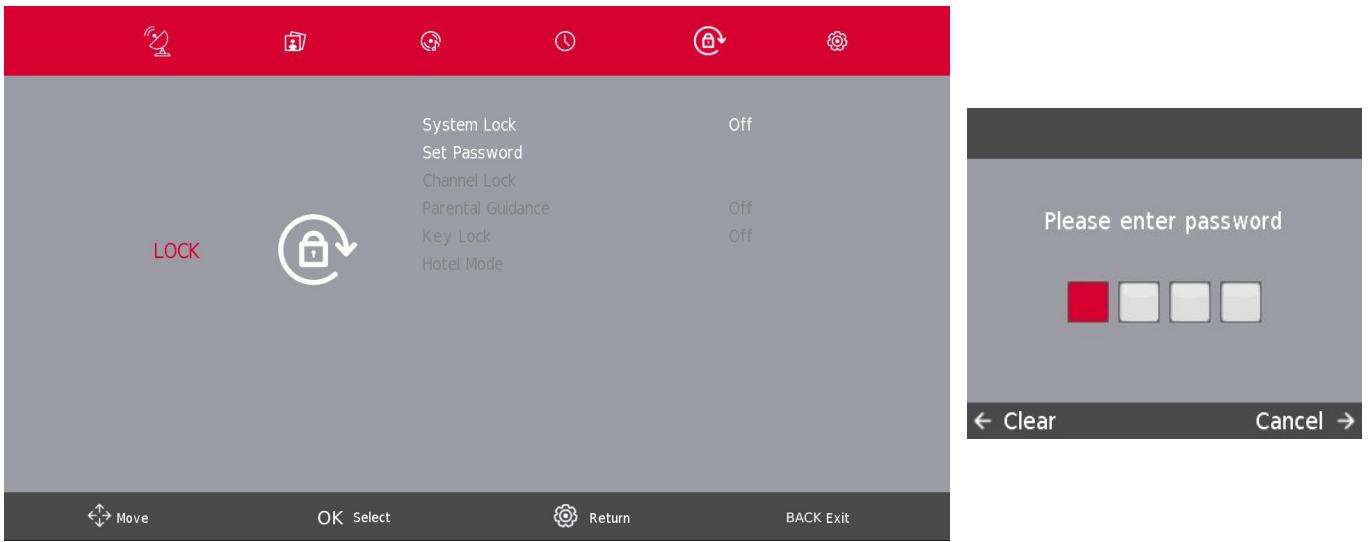 THOMSON 24HD2S13 - Verrouillage du système - 1